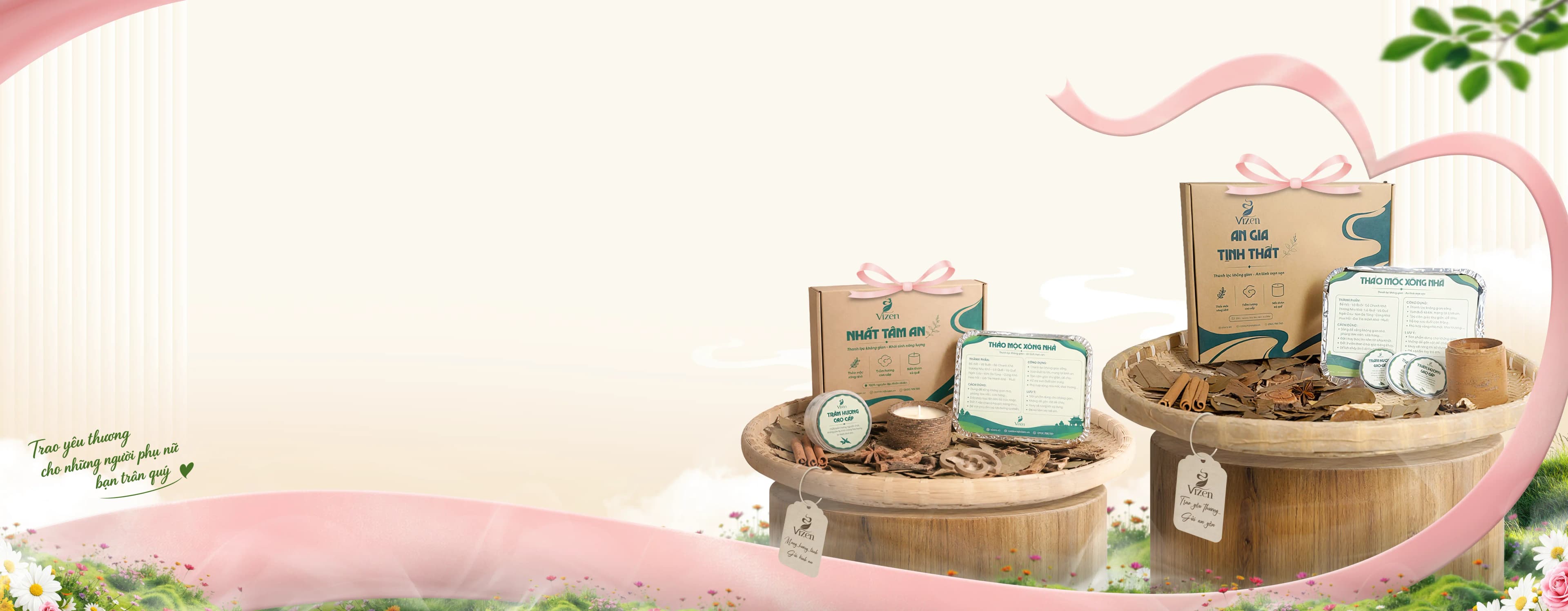 Thảo mộc chăm sóc không gian